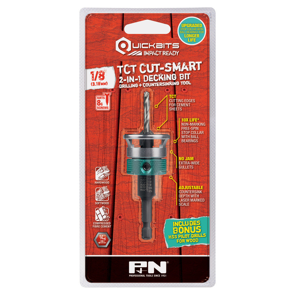 8G TCT Cut-Smart Drill Countersink P&N - MyTools product image