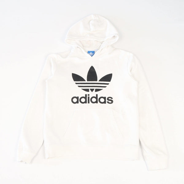 Vintage Adidas Logo Hoodie - White – ENDKICKS