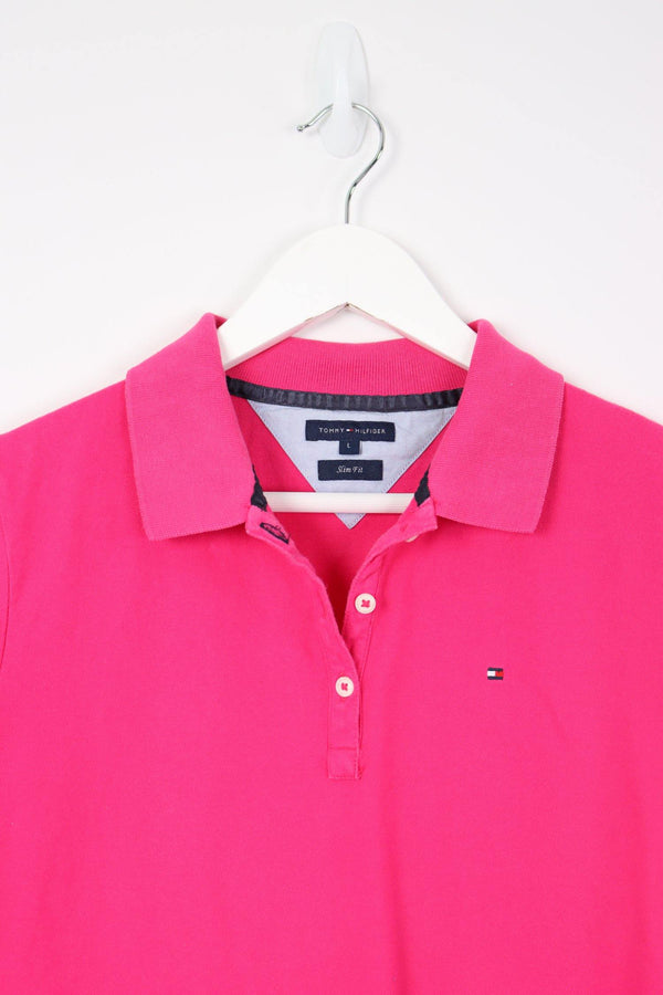 Vintage Tommy Hilfiger Logo Shirt S (W) – Polo - ENDKICKS Pink