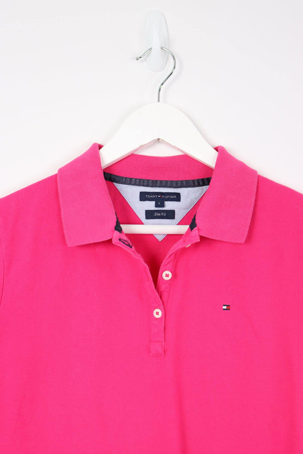 Vintage Tommy Hilfiger Logo Polo Shirt (W) S - Pink – ENDKICKS