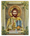 Jesus Christ Blessing (Silver icon - GE Series)-Christianity Art