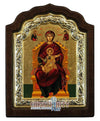 Virgin Mary Enthroned-Christianity Art