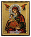 Virgin Mary Vrefokratousa - Child Holding-Christianity Art