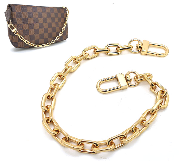 Vachetta Chunky Chain Strap 2 Sizes Handle Strap Chain 