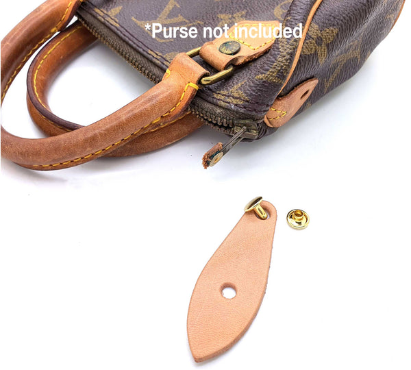 1 Pair Real Vachetta Leather Handles For Luxury Bag Repair Bag