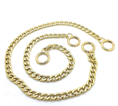 Large Golden Decorative Chain from 25cm to 60cm, dressupyourpurse
