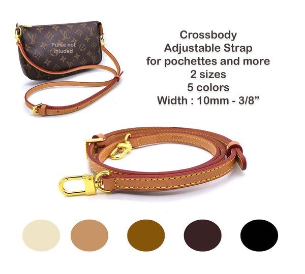 Adjustable Honey Crossbody Natural Vachetta Strap Replacement For