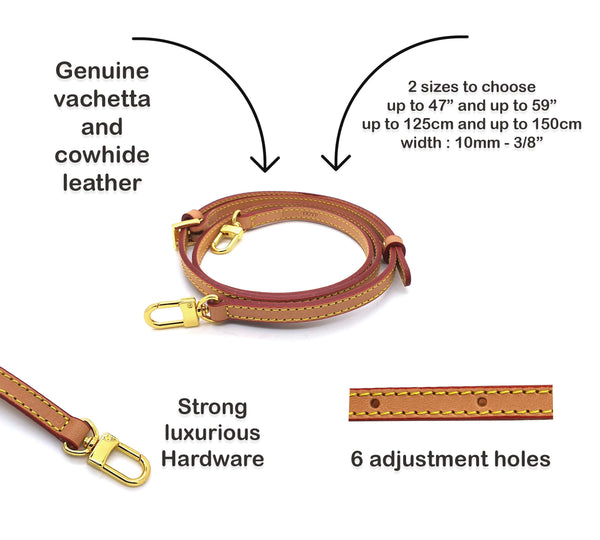 Adjustable Bag Strap - Genuine Leather Bag Strap – dressupyourpurse