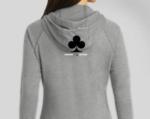 black lightweight hoodie women's