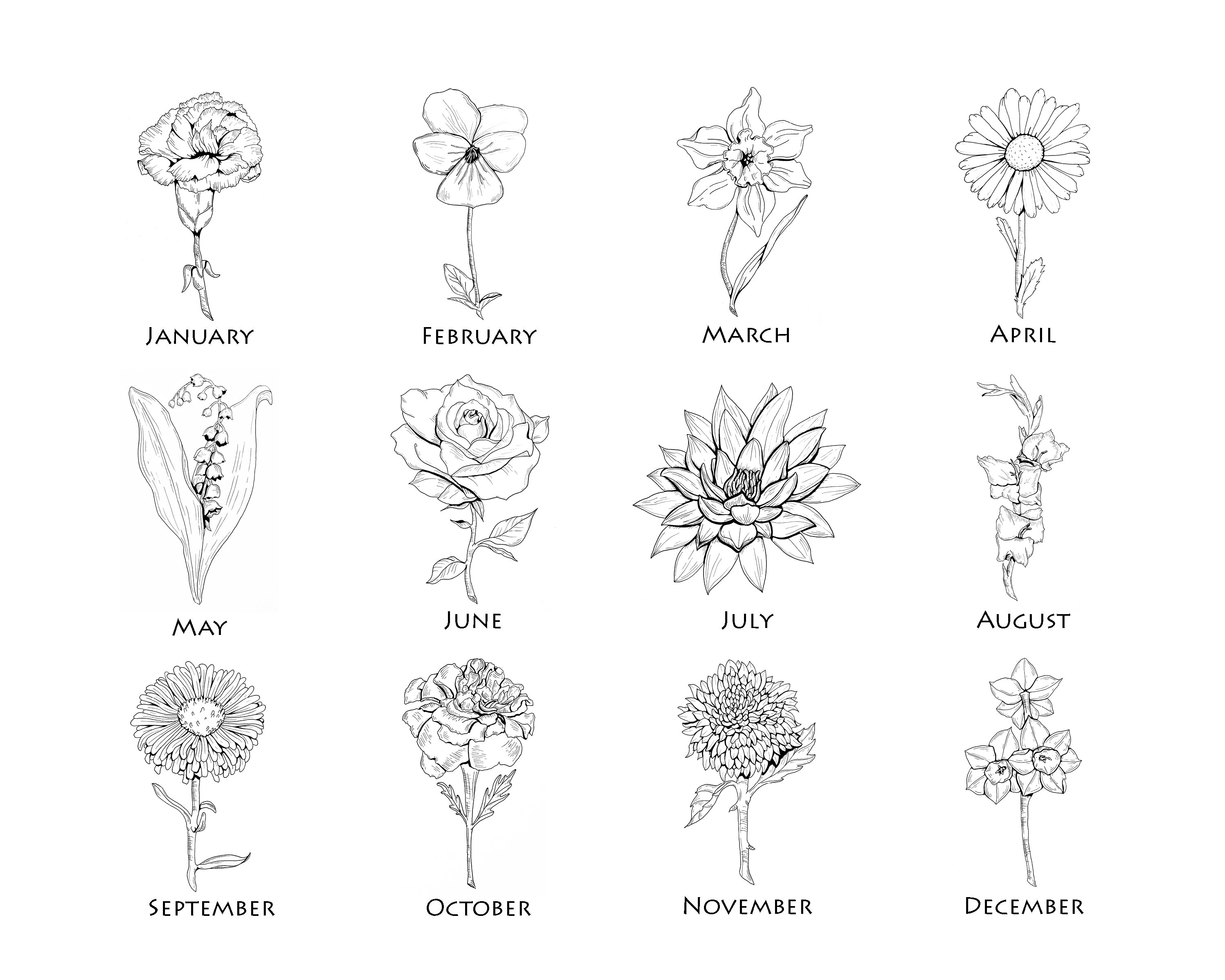 Birth Flower Tattoo  What You Need to Know  Certified Tattoo Studios