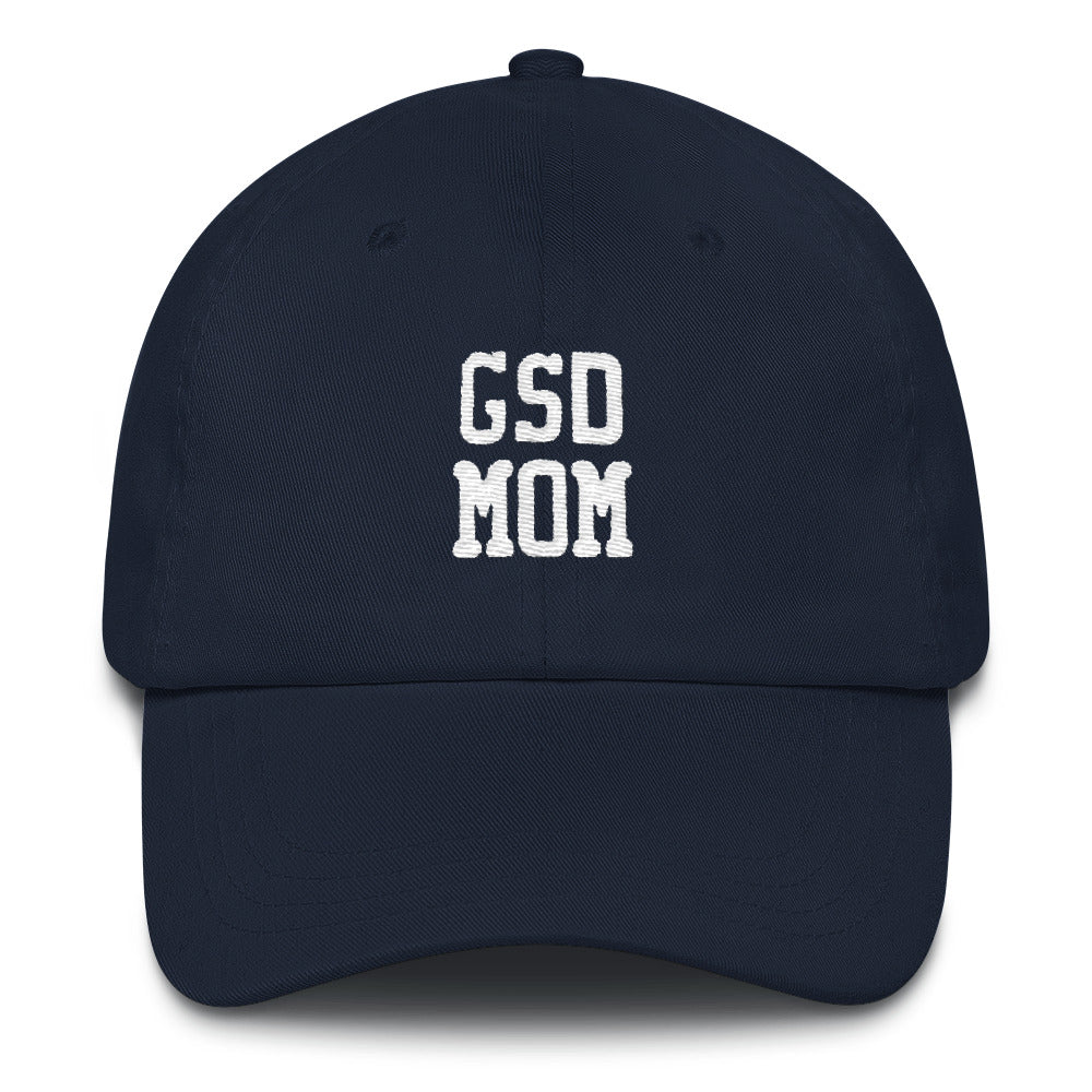 Download Gsd Mom Hat German Shepherd Dog Apparel White Stitching Made By Auss Yellowimages Mockups