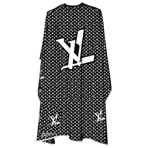 Barber/Stylist T.Money on X: Black and Gold LV #Barber #salon #hair  cutting and #styling #cape 55”X60” What a nice item to have!    / X