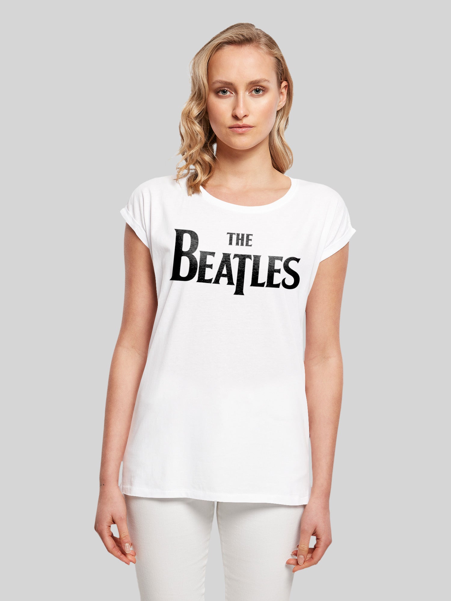 The Beatles T-Shirt | Drop T Logo | Premium Short Sleeve Ladies Tee –  F4NT4STIC