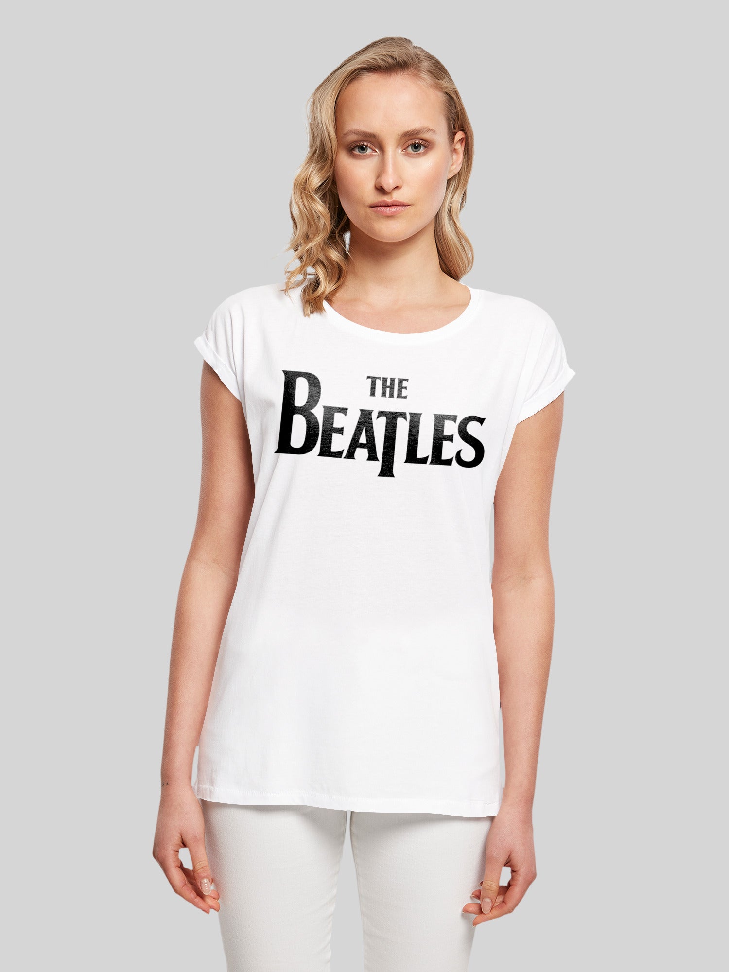 The Beatles T-Shirt | Drop T Logo | Premium Short Sleeve Ladies Tee –  F4NT4STIC | T-Shirts