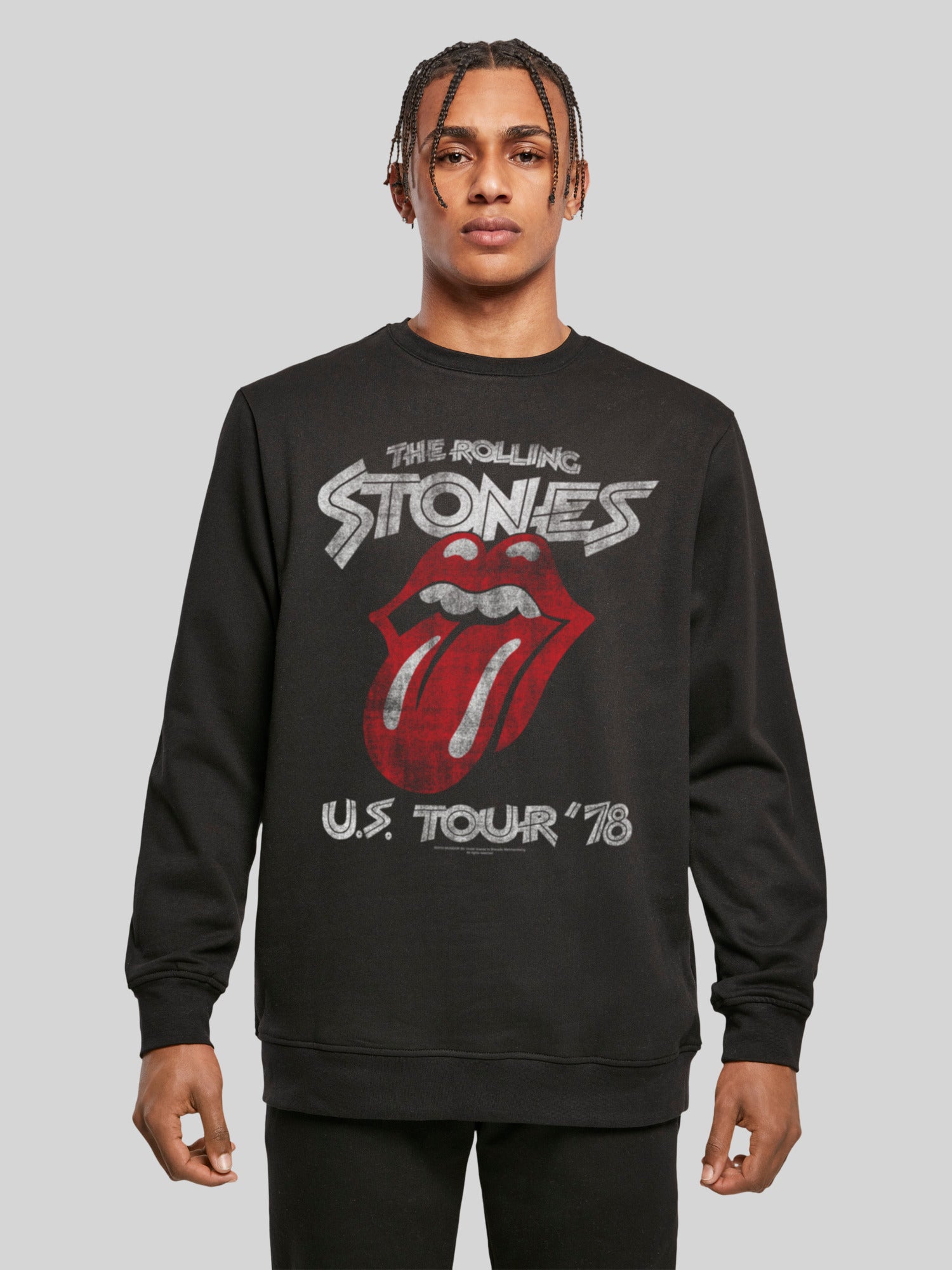 F4NT4STIC Sweatshirt | Classic – Men The | Sweate Longsleeve Rolling Tongue Stones