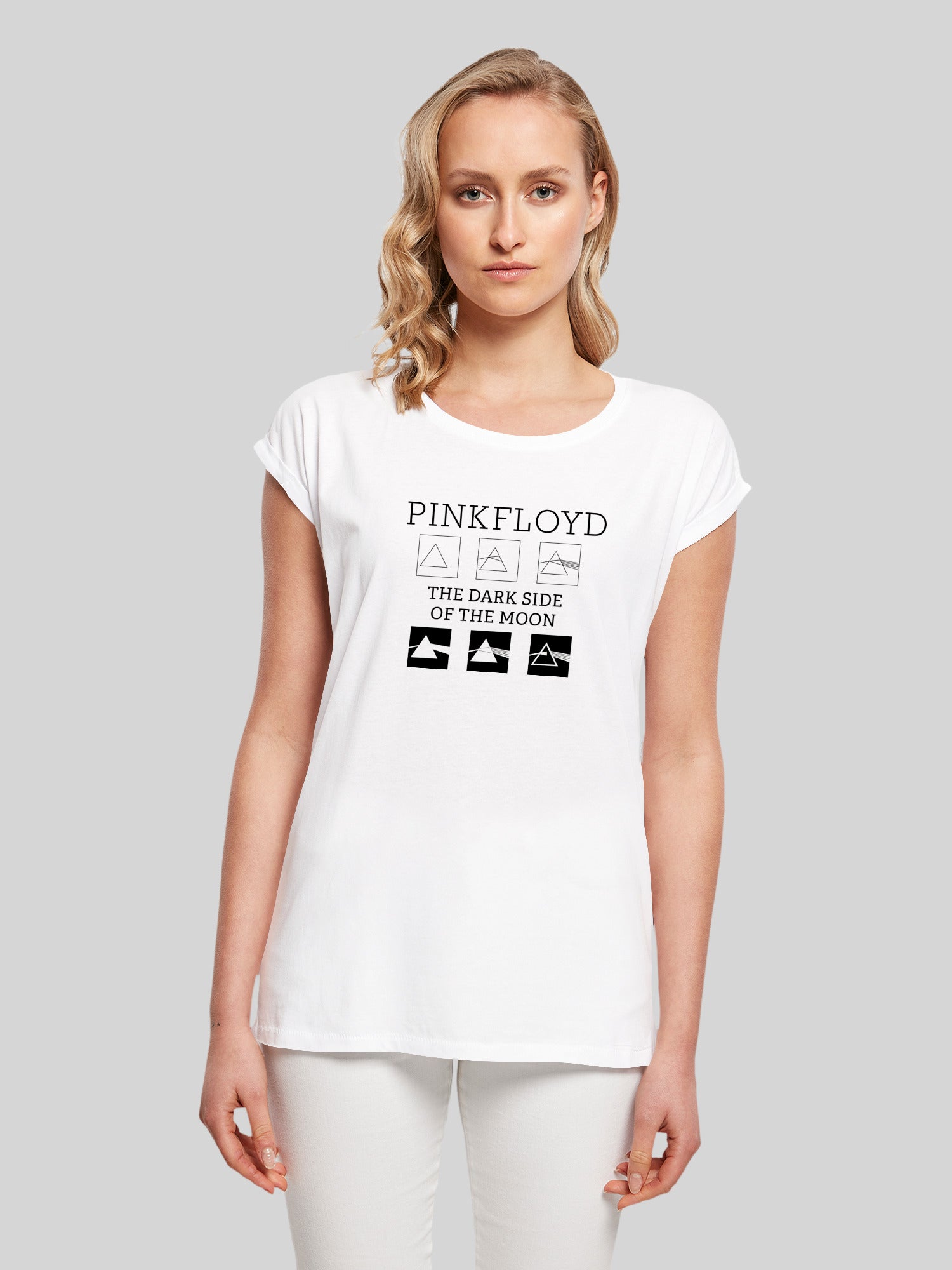 Pink Ladies Moon Floyd Oversize F4NT4STIC – of The Boyfriend Side Dark | T-Shirt |
