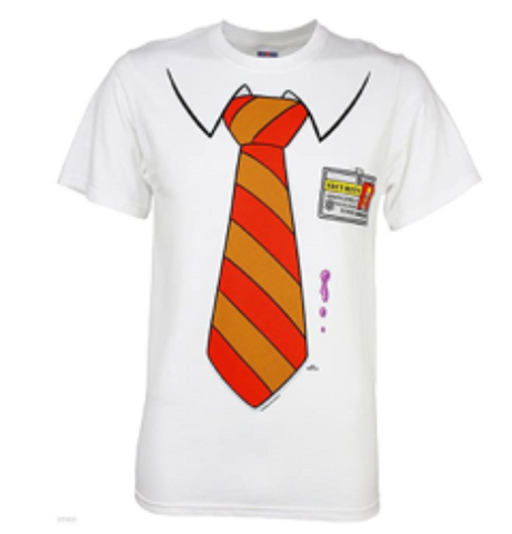 simpsons shirt tie 