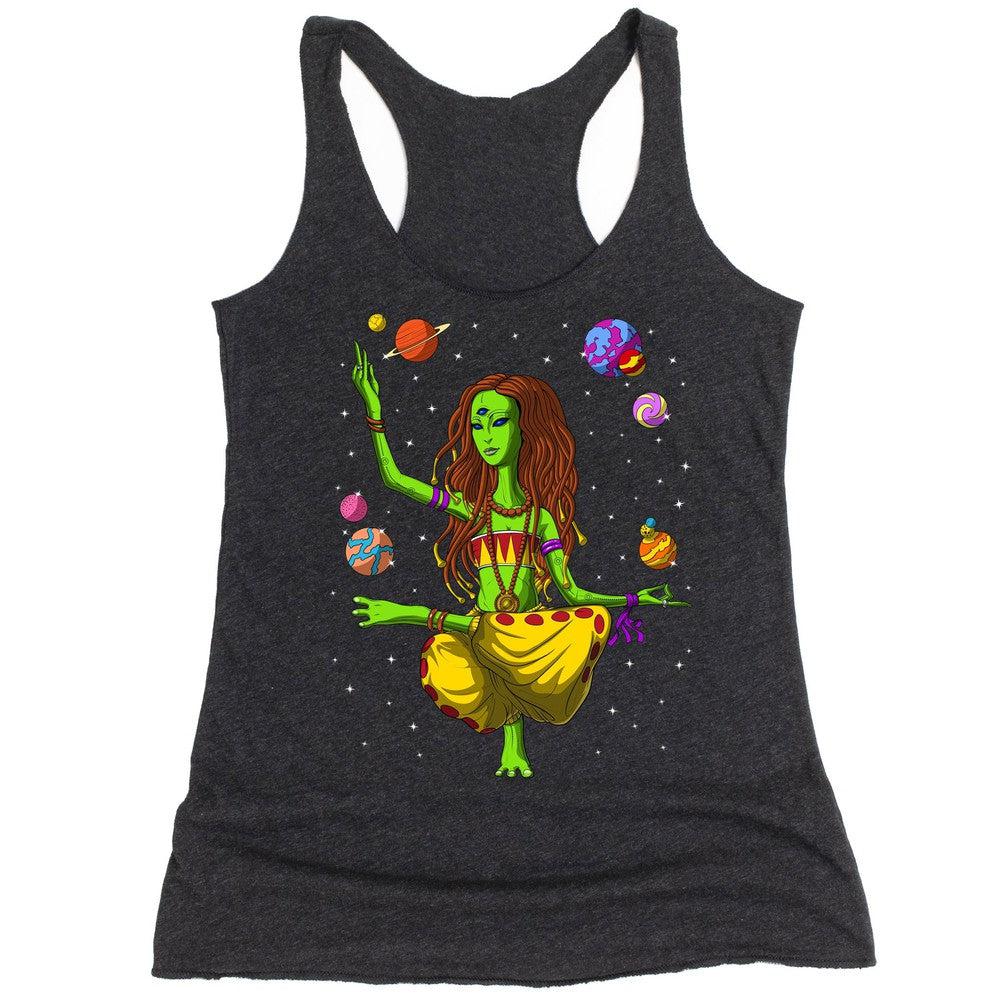 Women's We Rise By Lifting Others Buddha Yoga Tank Top