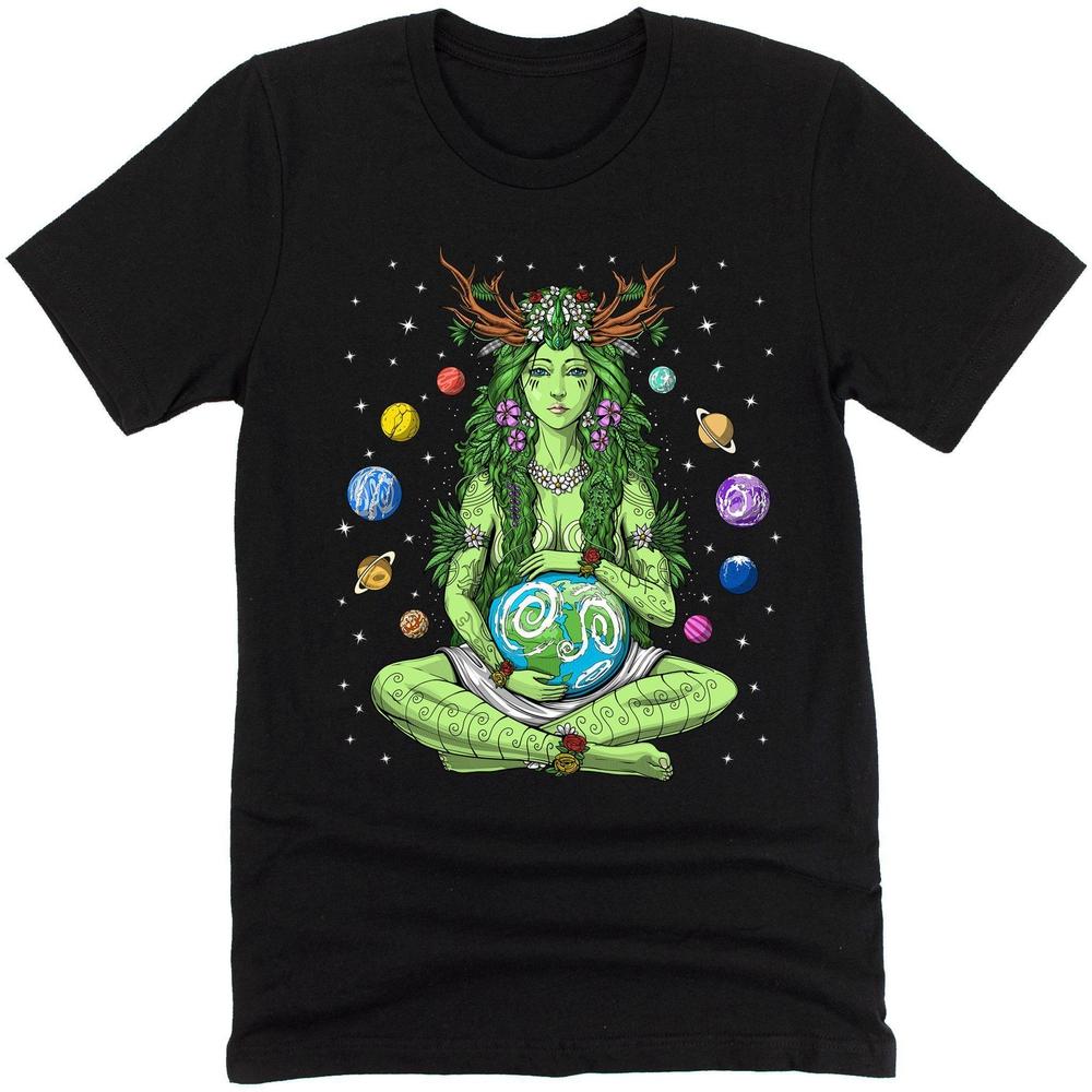Greek Goddess Gaia Nature T-Shirt - Psychonautica