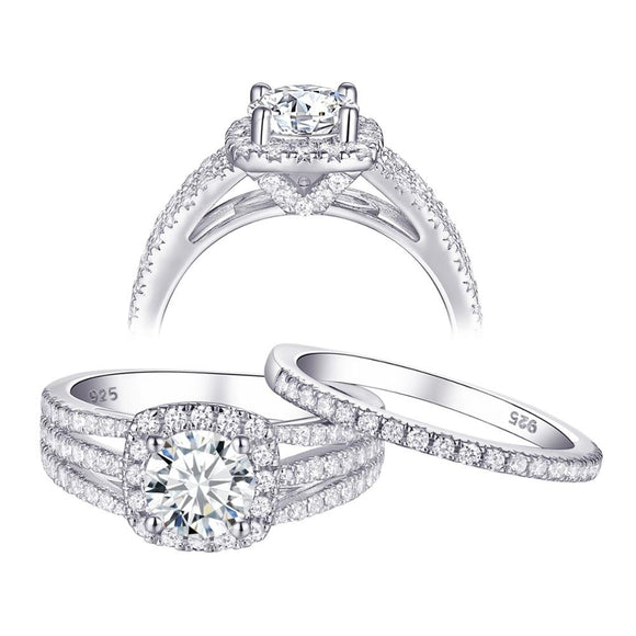 Man Made Simulated Diamond Engagement Rings for Sale, Moissanite ...