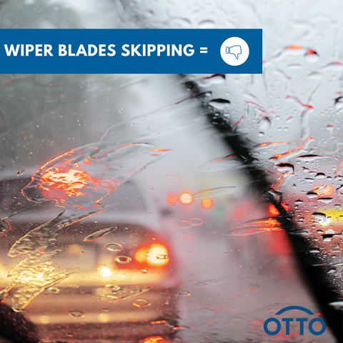 Skipping Chattering Wiper Blades