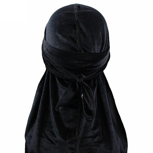 Black velvet durag seamless | Durag-Shop