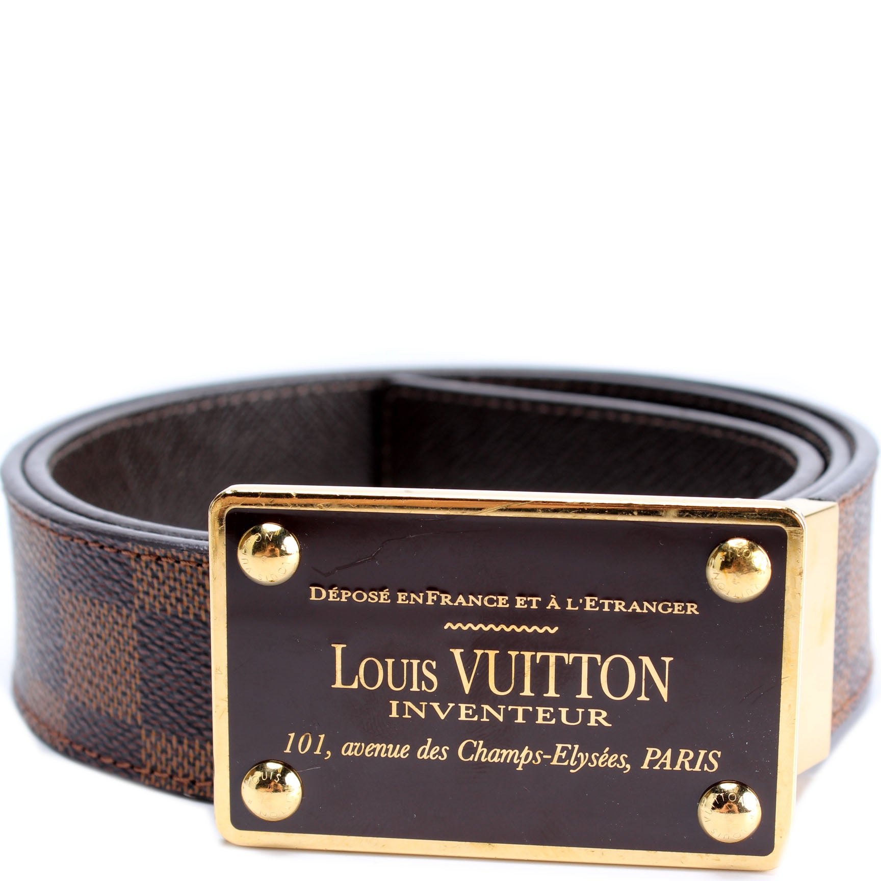 Louis Vuitton Neo Inventeur Reversible 40mm Belt Damier Ebene  Dr Runway