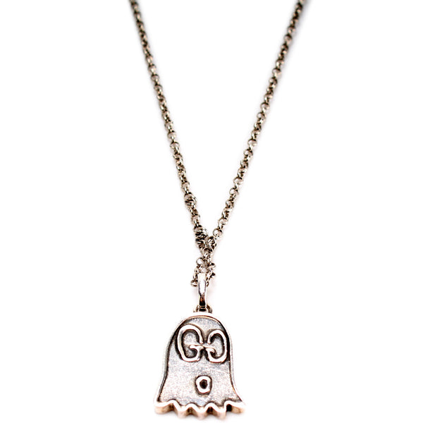 GG Ghost Pendant 925 Necklace – Designer Handbags