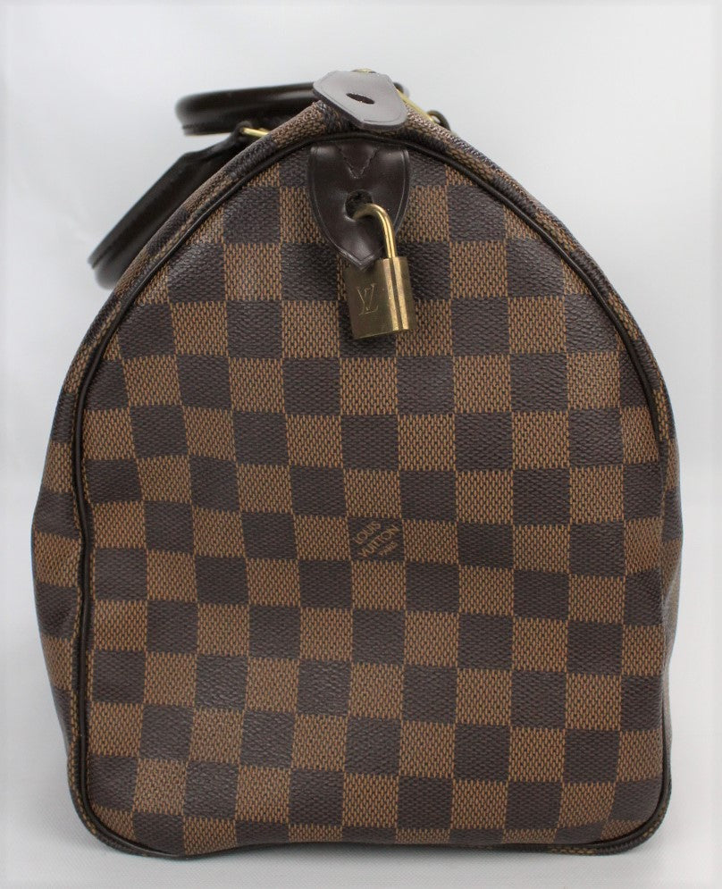 Louis Vuitton Speedy 35 Damier Azur Toile Enduite  Occasion Bon Etat   IconPrincess