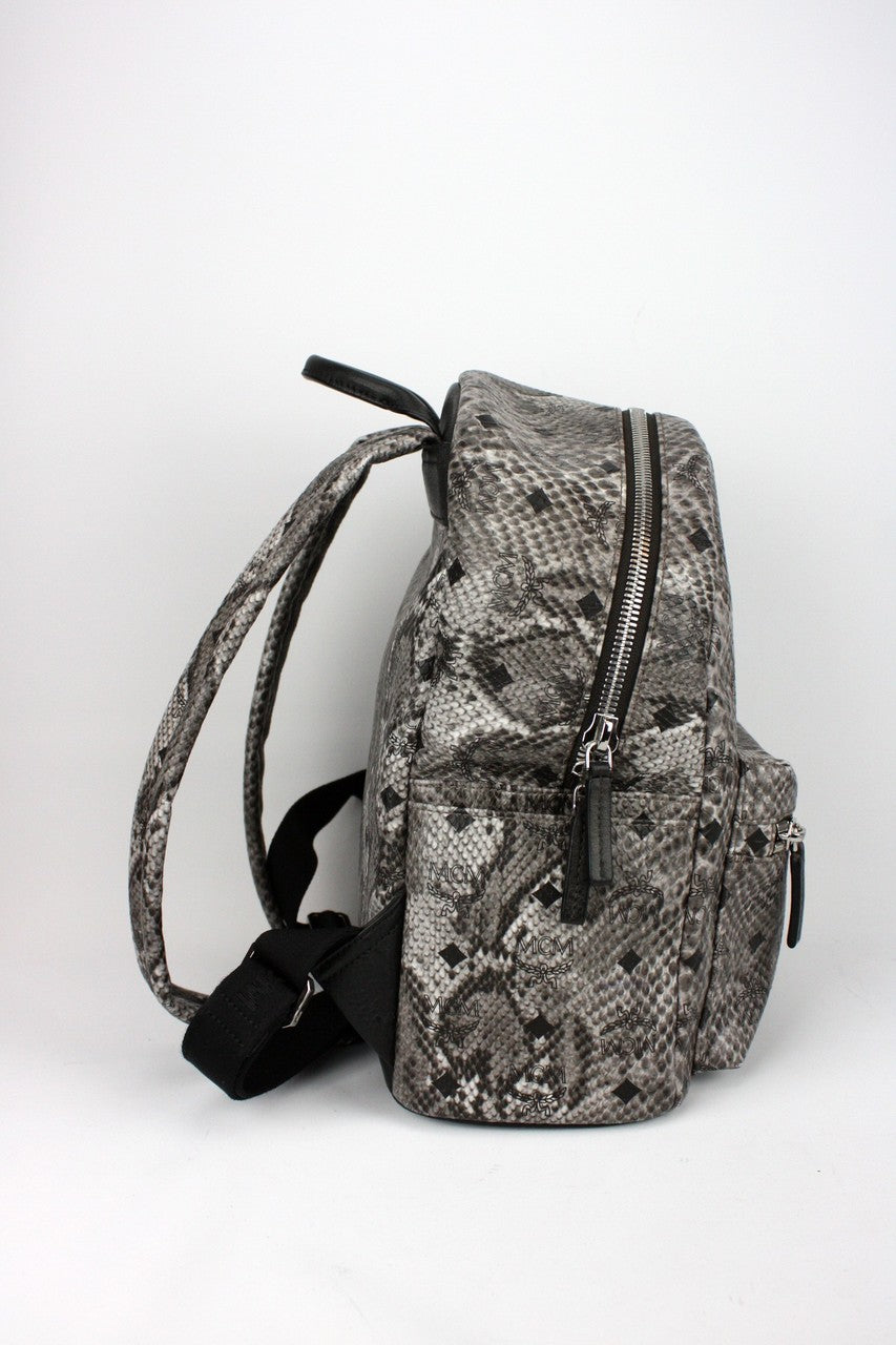 MCM Stark Classic Backpack in Snakeskin Print – Keeks Designer Handbags