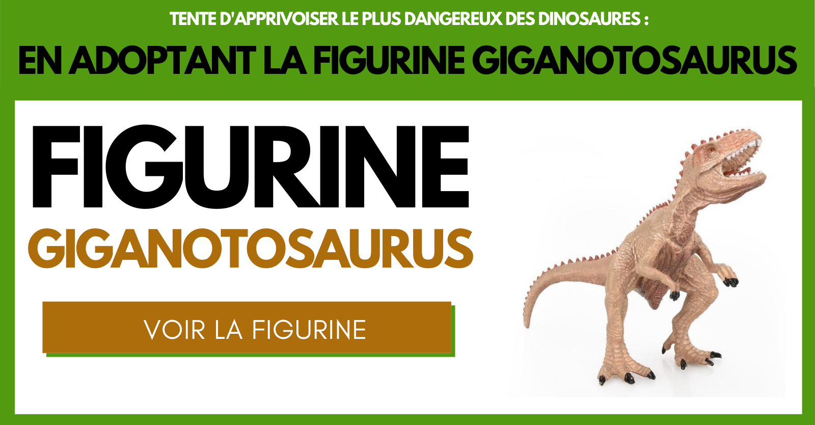 figurine giganotosaurus a apprivoiser
