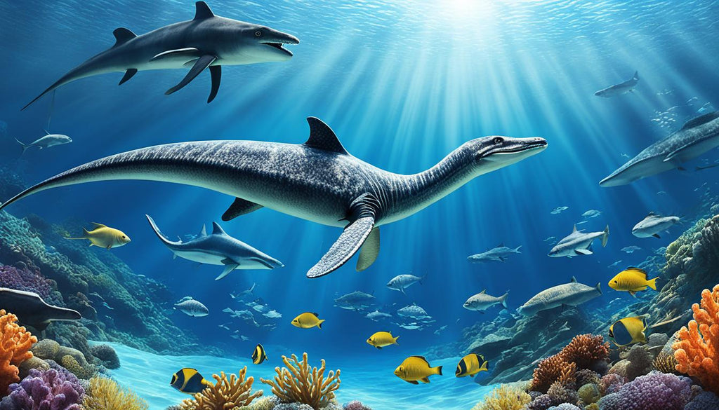 Plésiosaure dans les océans