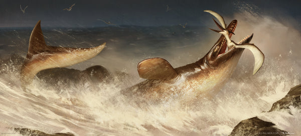 Tylosaurus en chasse