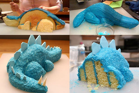 Moule à gâteau en forme de dinosaure pour anniversaire d'enfant