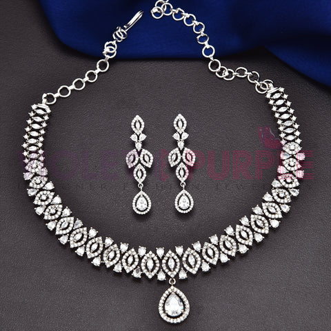 CZ Necklace Set 87919