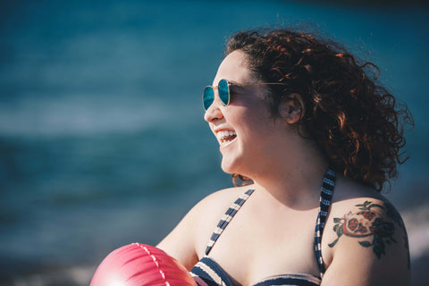 Windy Beach Days, curly wavy hair