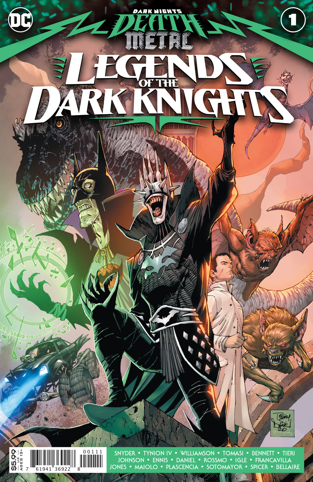 DARK NIGHTS DEATH METAL LEGENDS OF THE DARK KNIGHTS #1 1st PRINT 1st F –  Comic Central