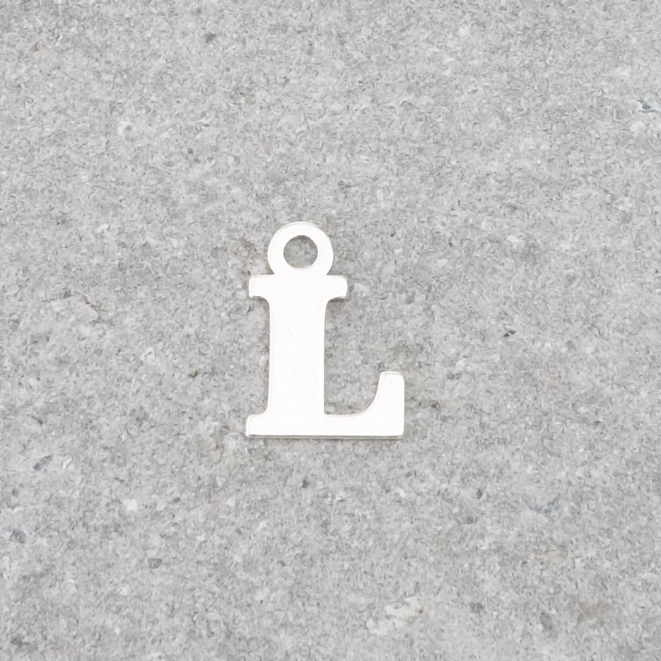 pendentif lettre l argent