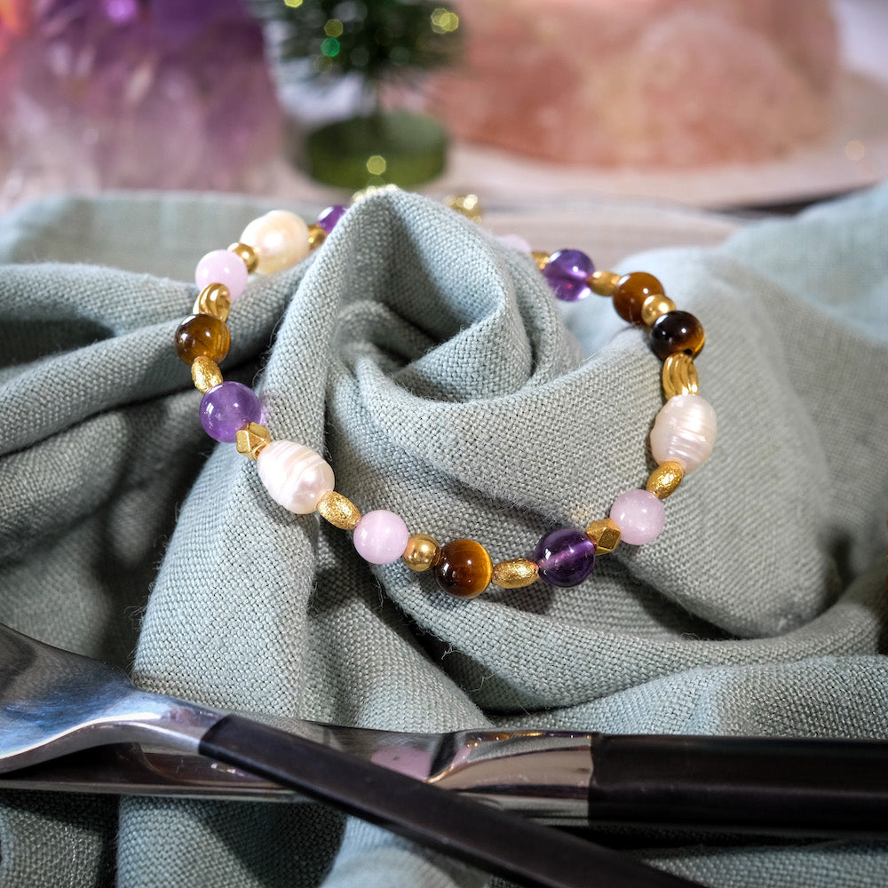 Bracelets en perles naturelles et ronds de serviette: Un cadeau unique pour  vos invités - Perles Corner