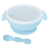 Silicone Bowl with Spoon, Suction Base & Snap on Lid