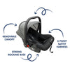 4 in 1 Multi-Purpose Comfy Infant Car Seat for Baby
