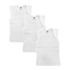 Baby Vest Envelope Neck Sleeveless Pack of 3