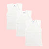 Baby Vest Envelope Neck Sleeveless Pack of 3