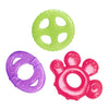 Multi Textured, Water Filled Cooling Teether,Pack of 3