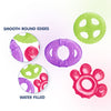 Multi Textured, Water Filled Cooling Teether,Pack of 3