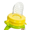 Silicone Food Nibbler for Fruit and Veggies for Baby with Rattle Handle - hopop.in