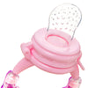 Silicone Food Nibbler for Fruit and Veggies for Baby with Rattle Handle - hopop.in