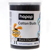 Charcoal Cotton Buds. 100Pcs - hopopindia