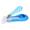 Nail Clipper with Finger Guard(Blue_Check) - hopopindia