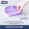 Silicone Grip Dish, Suction Plate, Divided Plate, Baby Toddler Plate - hopop.in